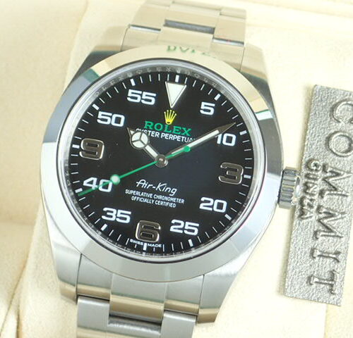 ロレックス エアキング Ref.116900 ブラック文字盤 中古 airking-10 商品画像1