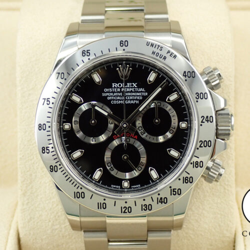 ロレックス デイトナ Ref.116520 ステンレススチール ブラック文字盤 商品画像1