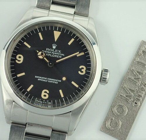 ロレックス エクスプローラーI Ref.1016 ブラック文字盤 中古 explorer-106 商品画像1