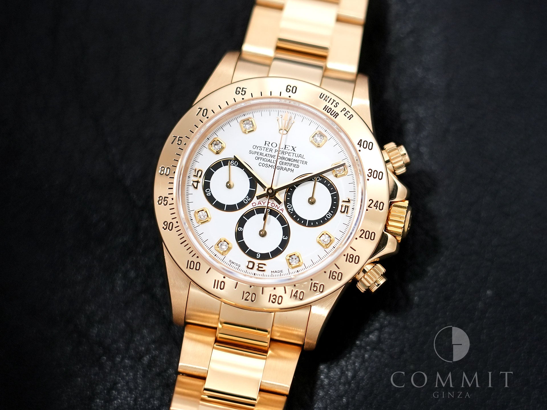 ロレックス デイトナ エルプリメロ Ref.16528G イエローゴールド ホワイトx8Pダイヤ文字盤 中古 ziw7vi38 商品画像11
