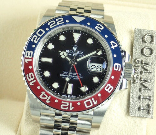 ロレックス GMTマスターII Ref.126710BLRO ブラック文字盤 未使用 gmt-master-86 ジュビリーブレスレット 商品画像1