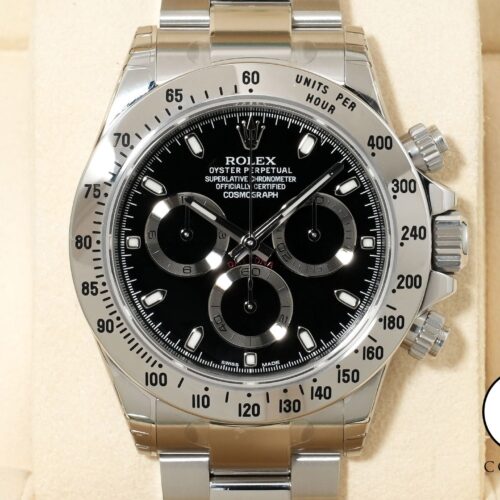 ロレックス デイトナ Ref.116520 ステンレススチール ブラック文字盤 デッドストック gmf2nnbw 商品画像1