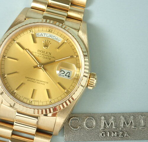 ロレックス デイデイト Ref.18038 シャンパン文字盤 中古 day-date-22 商品画像1