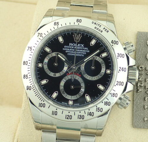 ロレックス デイトナ Ref.116520 ブラック文字盤 未使用 daytona-223 商品画像1