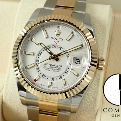 ロレックス スカイドゥエラー Ref.326933 ホワイト文字盤 未使用 sky-dweller-24 オイスターブレスレット 商品画像1