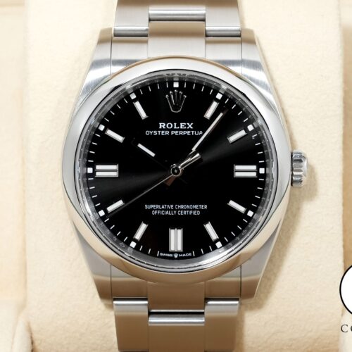ロレックス オイスターパーペチュアル36 Ref.126000 ステンレススチール ブラック文字盤 美中古 kby8r64r 商品画像1