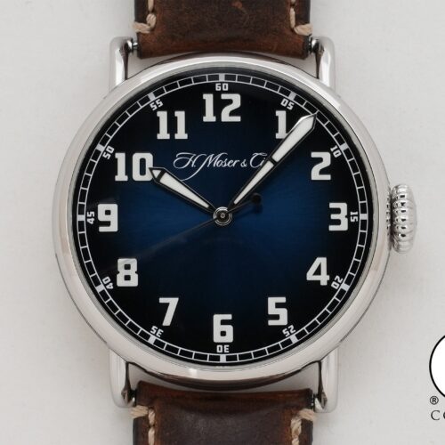 H.モーザー ヘリテージ センターセコンド Ref.8200-1201 SS ファンキーブルー フュメ文字盤 中古 mzwoma6a 商品画像1