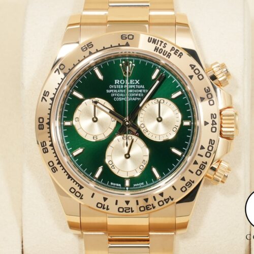 ロレックス デイトナ Ref.126508 イエローゴールド グリーン文字盤 未使用 98fubyaa 商品画像1