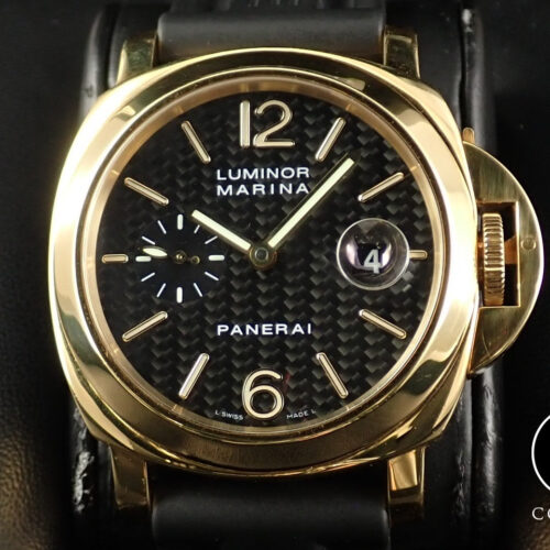 パネライ ルミノール マリーナ Ref.PAM00140 ブラックカーボン文字盤 中古 P5X7M3PC 商品画像1