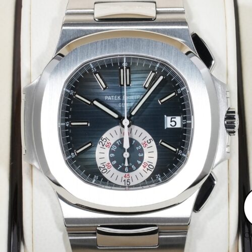 パテックフィリップ ノーチラス クロノグラフ TIFFANY＆CO. Ref.5980/1A-001 ステンレススチール ブルー文字盤 未使用 w3xnfmbz 商品画像1