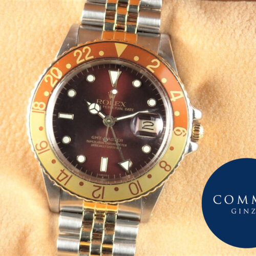 ロレックス GMTマスター Ref.16753 ブラウン文字盤 中古 gmt-master-162 ジュビリーブレスレット 商品画像1