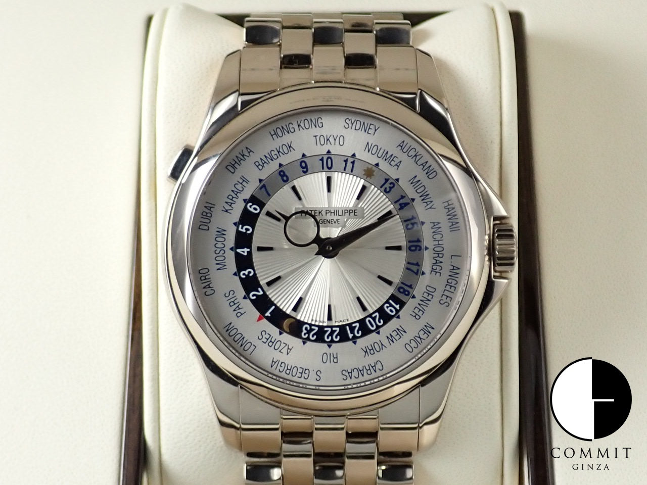 パテックフィリップ コンプリケーション ワールドタイム Ref.5130/1G-010 ホワイトゴールド シルバー文字盤 商品画像1