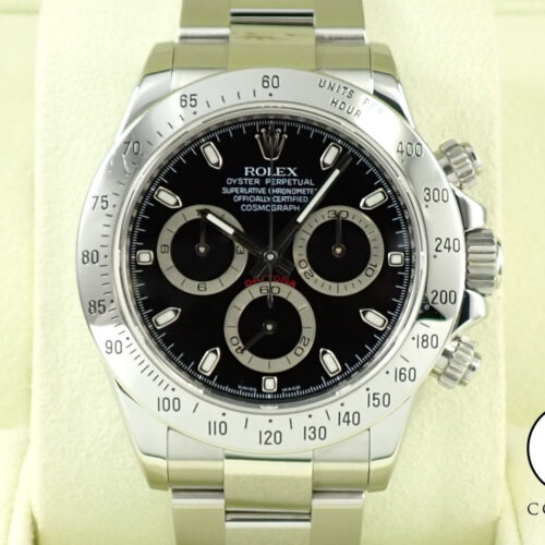 ロレックス デイトナ Ref.116520 ステンレススチール ブラック文字盤 商品画像1