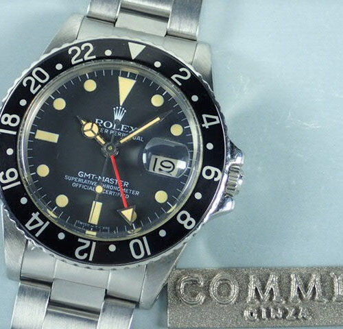 ロレックス GMTマスター Ref.16750 ブラック文字盤 中古 gmt-master-58 オイスターブレスレット 商品画像1