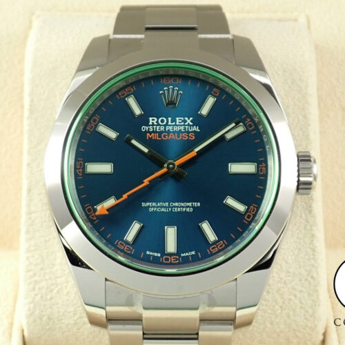 ロレックス ミルガウス Ref.116400GV ステンレススチール Zブルー文字盤 商品画像1
