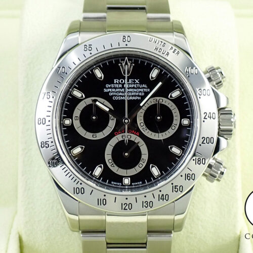 ロレックス デイトナ Ref.116520 ステンレススチール ブラック文字盤 商品画像1