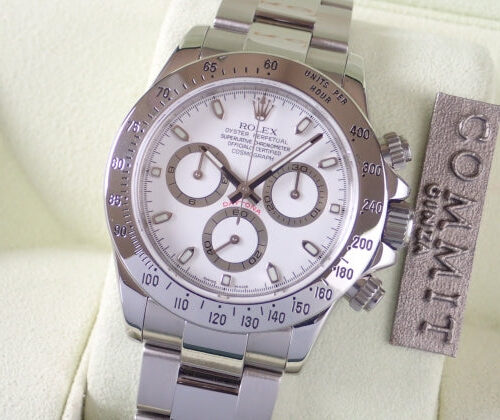 ロレックス デイトナ Ref.116520 ホワイト文字盤 中古 daytona-40 商品画像1