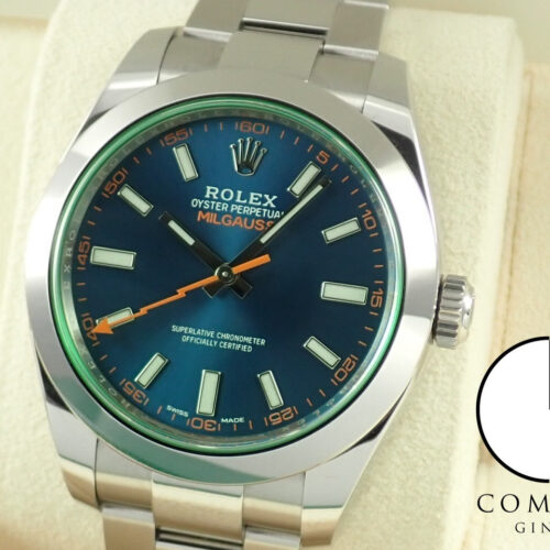 ロレックス ミルガウス Ref.116400GV Zブルー文字盤 中古 milgauss-41 商品画像1