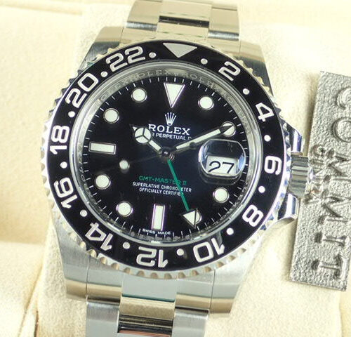 ロレックス GMTマスターII Ref.116710LN ブラック文字盤 中古 gmt-master-78 オイスターブレスレット 商品画像1