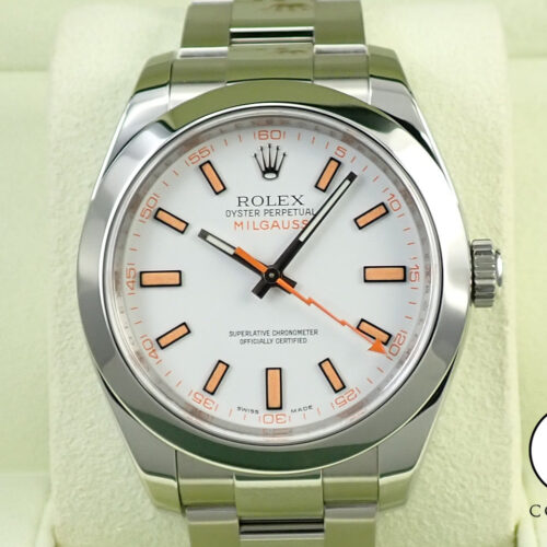 ロレックス ミルガウス Ref.116400 ステンレススチール ホワイト文字盤 商品画像1