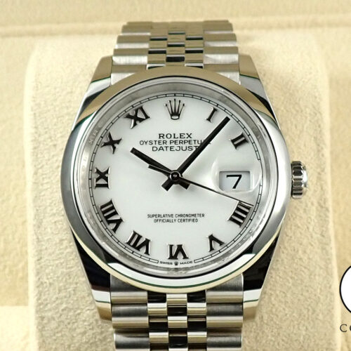 ロレックス デイトジャスト36 Ref.126200 ステンレススチール ホワイト文字盤 ジュビリーブレスレット 中古 461160Y2 商品画像1