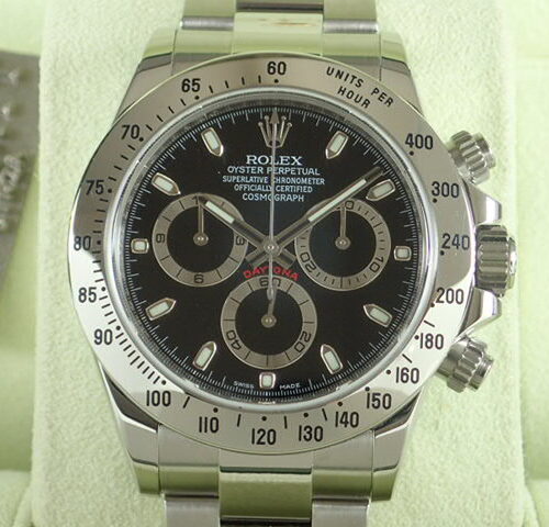 ロレックス デイトナ Ref.116520 ブラック文字盤 中古 daytona-128 商品画像1