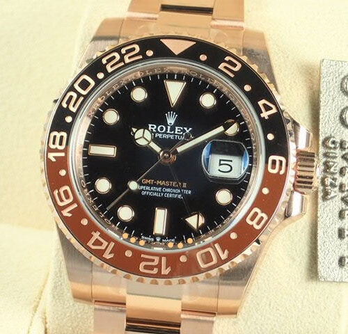 ロレックス GMTマスターII Ref.126715CHNR ブラック文字盤 未使用 gmt-master-91 オイスターブレスレット オイスターブレスレット 商品画像1