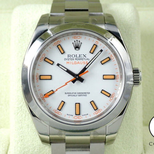 ロレックス ミルガウス Ref.116400 ステンレススチール ホワイト文字盤 商品画像1