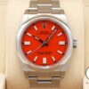 ロレックス オイスターパーペチュアル36 Ref.126000 ステンレススチール コーラルレッド文字盤 商品画像1