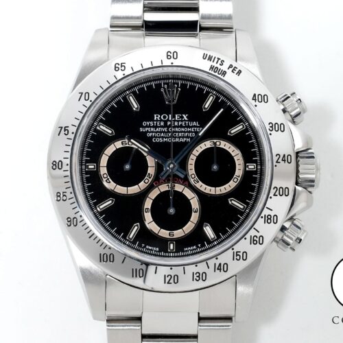 ロレックス デイトナ エルプリメロ Ref.16520 ステンレススチール ブラック文字盤 美中古 fs8j2ro6 商品画像1