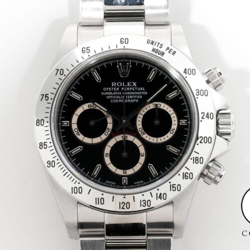 ロレックス デイトナ エルプリメロ Ref.16520 ステンレススチール ブラック文字盤 中古 crg78wyp 商品画像1