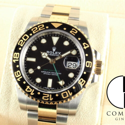 ロレックス GMTマスターII Ref.116713LN ブラック文字盤 未使用 gmt-master2-103 オイスターブレスレット 商品画像1