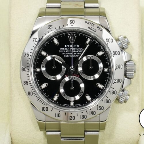 ロレックス デイトナ Ref.116520 ステンレススチール ブラック文字盤 中古 2vvdzgto 商品画像1