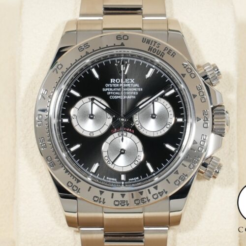 ロレックス デイトナ Ref.126509 ホワイトゴールド ブライトブラックxスチール文字盤 美品 9ao38rup 商品画像1