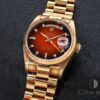 ロレックス デイデイト36 Ref.18038A イエローゴールド レッドグラデーション文字盤 プレジデントブレスレット 中古 2h54gu7n 商品画像11