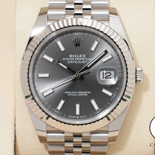 ロレックス デイトジャスト41 Ref.126334 ステンレススチール/ホワイトゴールド スレート文字盤 ジュビリーブレスレット 商品画像1
