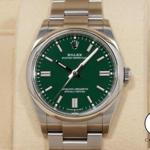 ロレックス オイスターパーペチュアル36 Ref.126000 ステンレススチール グリーン文字盤 商品画像1