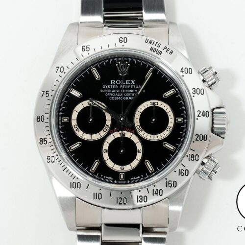 ロレックス デイトナ エルプリメロ Ref.16520 ステンレススチール ブラック文字盤 中古 nmbeti7y 商品画像1