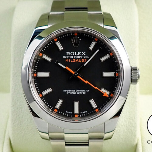 ロレックス ミルガウス Ref.116400 ステンレススチール ブラック文字盤 商品画像1