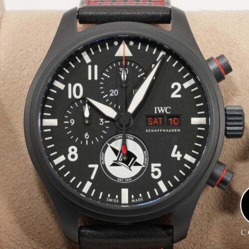 IWC パイロットウォッチ クロノグラフ トップハッターズ Ref.IW389108 ブラック文字盤 未使用 nagpmgdw 商品画像1