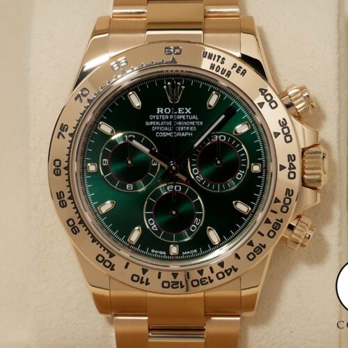 ロレックス デイトナ Ref.116508 イエローゴールド グリーン文字盤 商品画像1