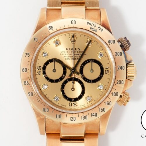 ロレックス デイトナ エルプリメロ Ref.16528G イエローゴールド シャンパンx8Pダイヤ文字盤 中古 3ws6sfh7 商品画像1