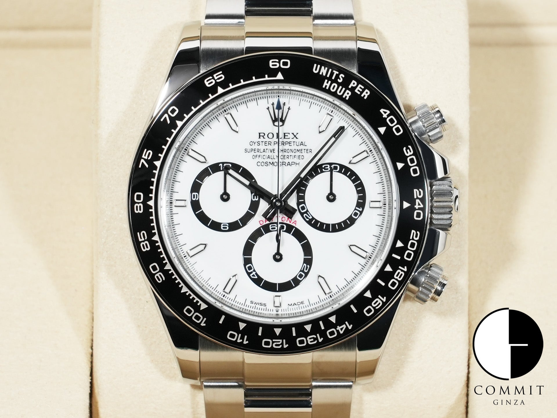 ロレックス デイトナ Ref.126500LN ステンレススチール ホワイト文字盤 美中古 ho38watf 商品画像1
