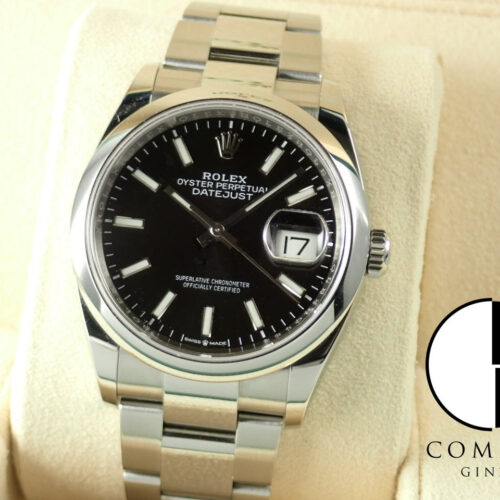 ロレックス デイトジャスト36 Ref.126200 ブラック文字盤 美品 datejust-219 商品画像1