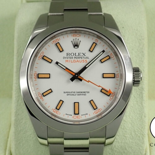 ロレックス ミルガウス Ref.116400 ステンレススチール ホワイト文字盤 商品画像1