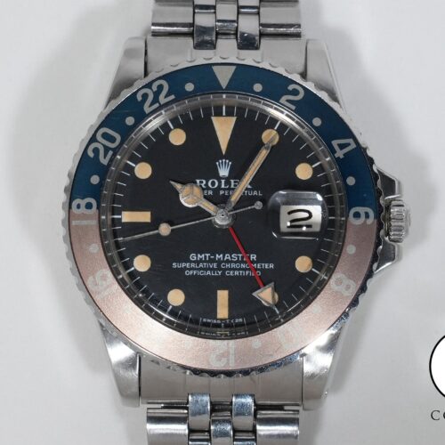 ロレックス GMTマスター Ref.1675 ステンレススチール ブラック文字盤 ジュビリーブレスレット 中古 x5qsyqeq 商品画像1