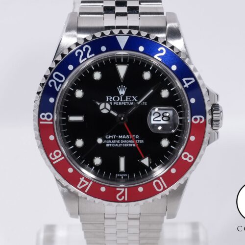 ロレックス GMTマスター Ref.16700 ステンレススチール ブラック文字盤 ジュビリーブレスレット 中古 ji6phgbn 商品画像1