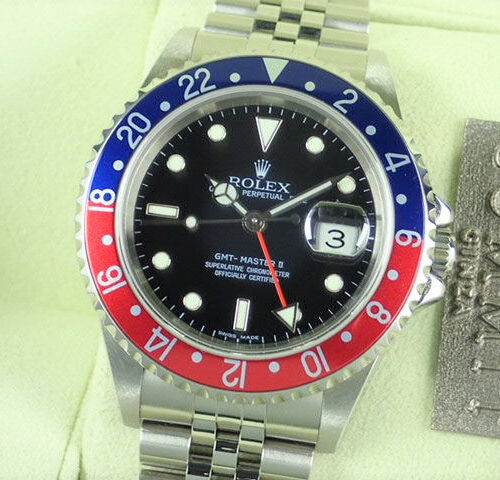 ロレックス GMTマスターII Ref.16710 ブラック文字盤 中古 gmt-master-67 ジュビリーブレスレット 商品画像1