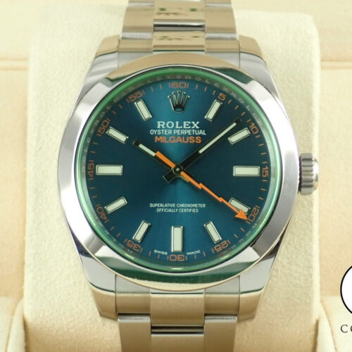 ロレックス ミルガウス Ref.116400GV ステンレススチール Zブルー文字盤 商品画像1