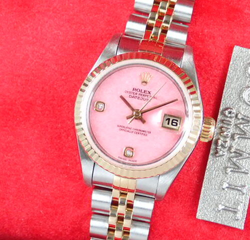 ロレックス デイトジャスト Ref.691732BR ローズジャスパー/ダイヤ文字盤 中古 datejust-48 ジュビリーブレスレット 商品画像1